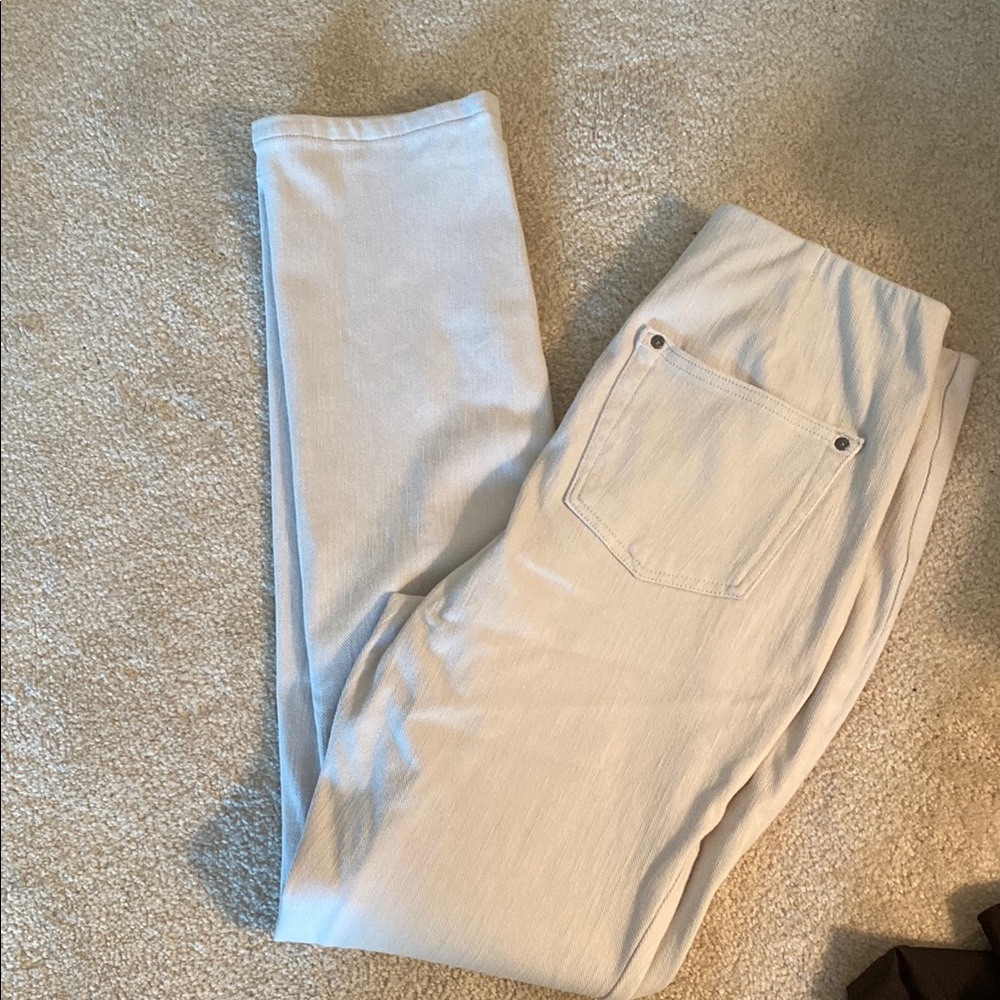 Belle by Kim Gravel Cream Pants
